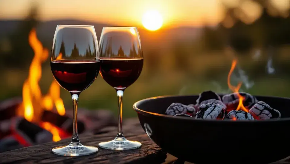 Accords vins et barbecue : charbons et bulles en harmonie