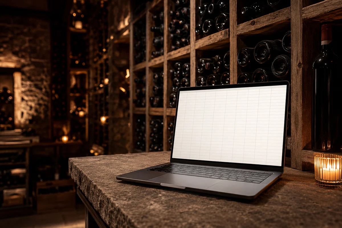 Logiciel gestion cave à vin gratuit Excel : trois modèles selon votre cave