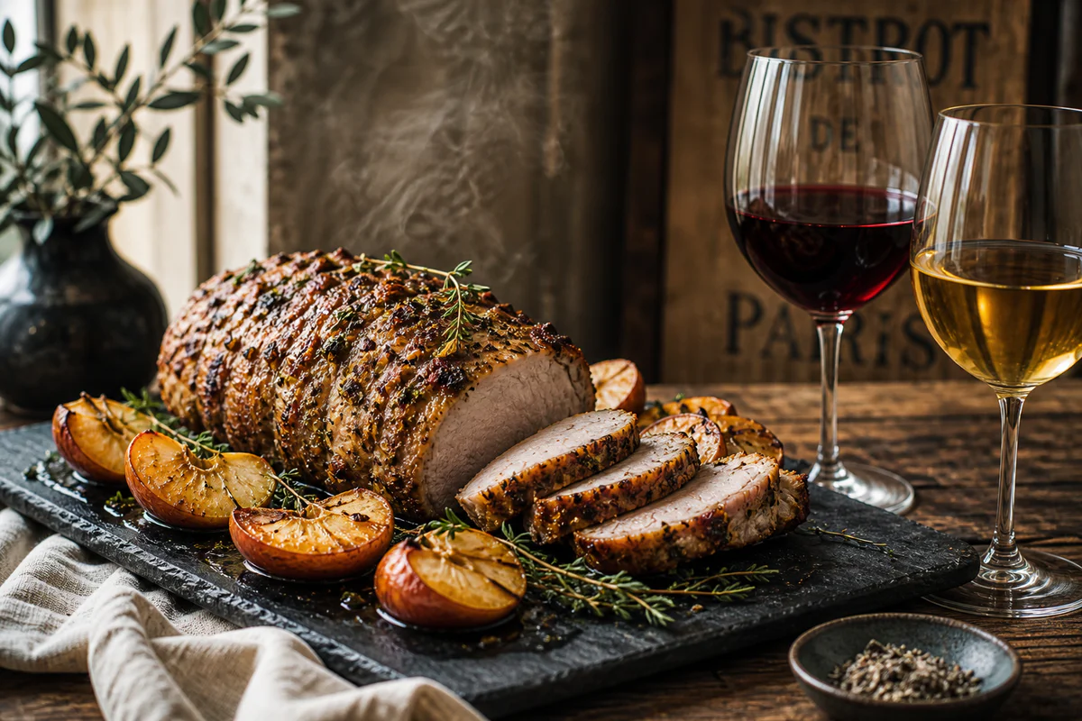Quel vin avec un rôti de porc : l’accord juste selon la sauce et la cuisson
